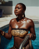 CLEO Leopard Print Bikini BOTTOMS