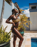 CLEO Leopard Print Bikini BOTTOMS